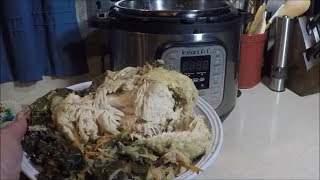 Instant Pot Whole Chicken with Sauerkraut and Collards [upl. by Rigdon]