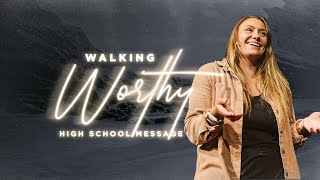 Walking Worthy  Stefanie Krueger  High School Message [upl. by Aimac]