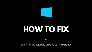 How To Fix Scanning and Repairing Drive Stuck on Windows 1110 [upl. by Alejandro]