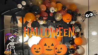 DIY Halloween  Réalise une Guirlande de Ballons Effrayante pour Halloween [upl. by Fiedling]