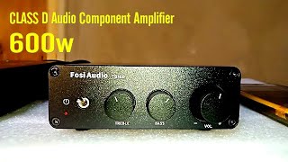 Testing Upgraded Version of Fosi Audio TB10D 600W TPA3255 Power Amplifier  class D stereo Amplifier [upl. by Elumas1]