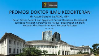 Ujian Promosi Doktor dr Astuti Giantini SpPKK MPH  Program Doktor Ilmu Kedokteran FKUI [upl. by Eeclehc]