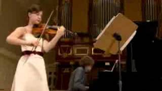 Celina Kotz plays at 14th International Henryk Wieniawski Violin Competition 2011 Stage 2 [upl. by Annodam]