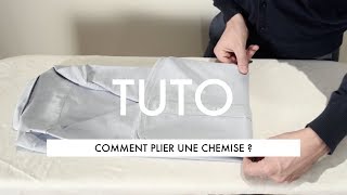 Comment plier une chemise [upl. by Rinum388]