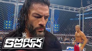 Roman Reigns Helps Cody Rhodes vs Bloodline  WWE SmackDown Highlights 91324  WWE on USA [upl. by Mendes]