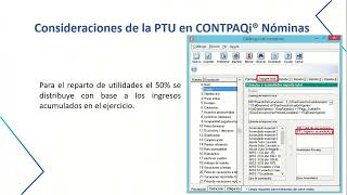 Aprende a Calcular el PTU en Contpaq i nominas 2022 [upl. by Hakceber796]