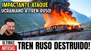 Tragedia enorme Fuerzas especiales ucranianas destruyen tren de suministros rusos cerca de Bélgorod [upl. by Pelligrini]