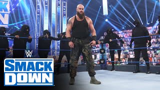 RETRIBUTION swarms Braun Strowman in WWE ThunderDome SmackDown August 21 2020 [upl. by Eniladam]