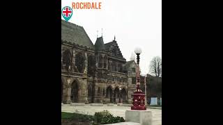 🇬🇧Rochdale town centre⛪️Greater Manchester monsall rochdale uk british britain uklife [upl. by Leciram194]