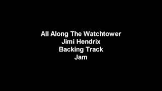 Jimi Hendrix  All Along The Watchtower  Drum amp Bass  Backing Track [upl. by Duntson938]