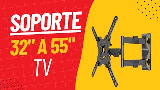 🟢 Soporte RESISTENTE y ARTICULADO para TV de 32” a 55” 📐 NB P4 [upl. by Laban]