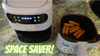 CRUX  3qt Digital Air Fryer Kit w TurboCrisp Review and How To Use  Air Fryer Frozen Fish Sticks [upl. by Bekelja15]