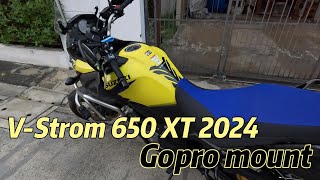 VStrom 650 XT 2024 Gopro mount [upl. by Sib]