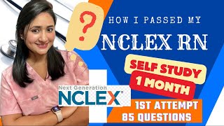 How I passed NCLEXRN in one month  strategies to use for NCLEXRN [upl. by Seugram953]