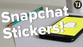 How to Get Stickers in Snapchat – Time Temperature and MORE [upl. by Jablon593]