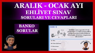 Aralık Ocak Ehliyet Soruları Ve Cevapları En Çok çıkan ehliyet sınav soruları 2024 [upl. by Elyk129]