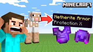 Minecraft But SHEEP Drop Op Items [upl. by Zindman]