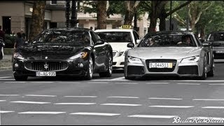 MASERATI GRANTURISMO  RIDICULOUS OVERTAKING [upl. by Egarton126]