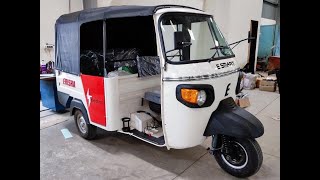 Erisha Electric Auto Rickshaw L5 for passengers now available in India at best price [upl. by Elladine]