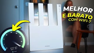 WIFI MUITO mais RÁPIDO O Melhor ROTEADOR CUSTOBENEFÍCIO 2024 WiFi 7  HUAWEI BE3 [upl. by Adnima]