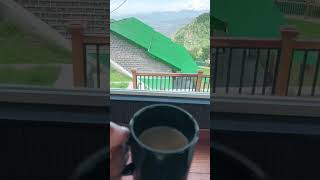 Tea time at Malam Jabba Pakistan  Pakistan northern areas  chaey status viral shorts [upl. by Rasaec230]