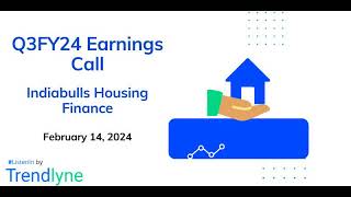 Indiabulls Housing Finance Earnings Call for Q3FY24 [upl. by Enaht]