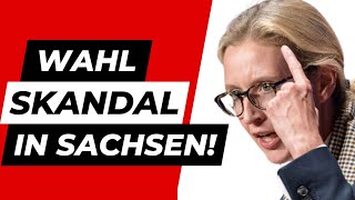 Unglaublich Massiver Wahlskandal in Sachsen [upl. by Mylander]