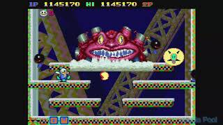 Snow Bros Arcade Playthrough longplay retro video game [upl. by How]