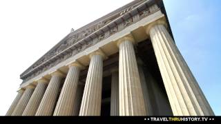 The Parthenon  Travel Thru History Nashville TN [upl. by Ellekcim]