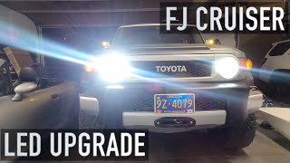 Easy FJ Cruiser LED Headlight Upgrade [upl. by Alanson888]