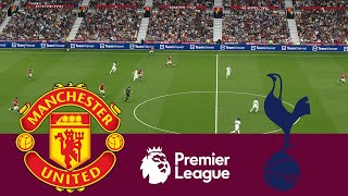 Manchester United 2 vs 2 Tottenham Hotspur Full MatchVideo Game Simulation PES 2021 [upl. by Neufer]