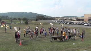 2012 Hedgesville High School WV Band Camp [upl. by Ettenaj918]