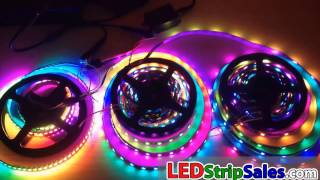 WS2812 pixel 30 60 144 LEDs per meter strip lights for ledstripsalescom [upl. by Xyno]