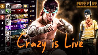 🔴CrazyGamerz Live Stream Giveaways🎉 freefirelive classyff nonstopgaming crazygamerz [upl. by Josefina]