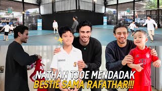 SURPRISE DADAKAN BUAT RAFATHAR PEMAIN TIMNAS NATHAN TJOE DATENG KE ANDARA BUAT MAIN BOLA BARENG [upl. by Alyled]