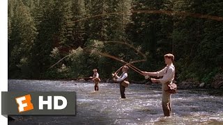 A River Runs Through It 48 Movie CLIP  Fishing with Father 1992 HD [upl. by Meelas]