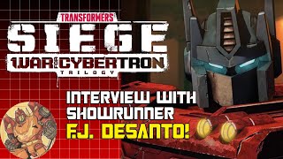 Interview with Transformers War For Cybertron Showrunner FJ Desanto [upl. by Kenwood314]