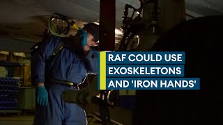 How the RAF could use futuristic exoskeletons amp robotic iron hands [upl. by Aralk]