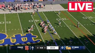 🔴LIVE NOW Syracuse Orange vs Pittsburgh Panthers  Week 9 Full Game  2024 College Football 25 [upl. by Lanevuj]