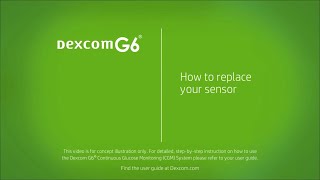 Dexcom G6  How to Replace Your Sensor [upl. by Peg811]