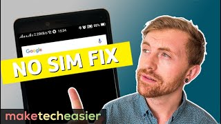 How to Fix No SIM Card Detected on Android [upl. by Bergman485]