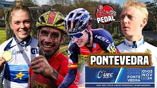 🟤UEC Ciclocross PONTEVEDRA💥Campeonato de EUROPA 2024💥 CICLOCROSS En Vivo [upl. by Tamara612]