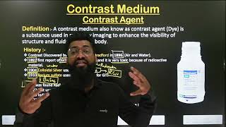 Contrast Medium  Introduction amp History  Part1  In Hindi  Radiology Contrast Agent [upl. by Graehl799]