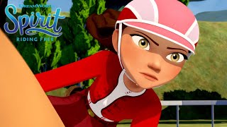 Luckys Comeback Race Win  SPIRIT RIDING FREE  Netflix [upl. by Hervey]