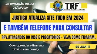 👉 PRECATÓRIOS 2024  RPV OU ATRASADO DO INSS TELEFONES OFICIAIS VÁLIDOS PARA CONSULTAR SEU PAGAMENTO [upl. by Laurel]