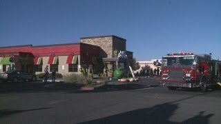 Chilis restaurant catches fire in SE ABQ [upl. by Selima522]