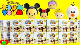 Disney Tsum Tsum Mickey Mouse Olaf and Elsa Surprise Mystery Boxes [upl. by Crosse837]