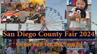 Family Funville inside the San Diego County Fair 2024 [upl. by Elleyoj170]