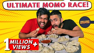 Momos Challenge at Dolma Aunty  Best Momos in Delhi  Indian Street Food  Challenge Accepted 29 [upl. by Gyatt295]