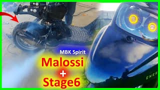 تجديد مكينة MBK Spirit كاملة Stage 6 و Malossi تفرج و تولع 😍🔥 [upl. by Molli]